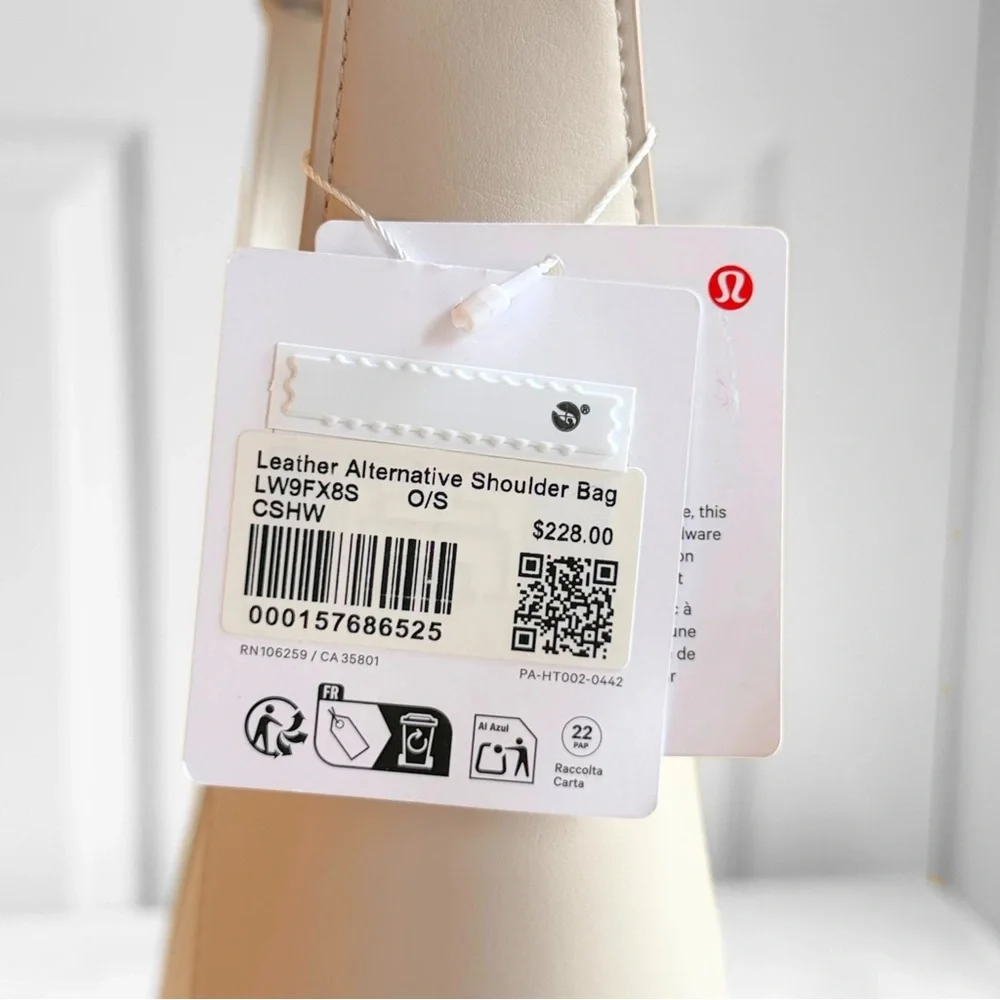 NWT Lululemon Leather Alternative Shoulder Bag 8L – Cashew – SOLD OUT - Picture 16 of 16